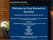 Tablet Screenshot of graykennelssecurity.com
